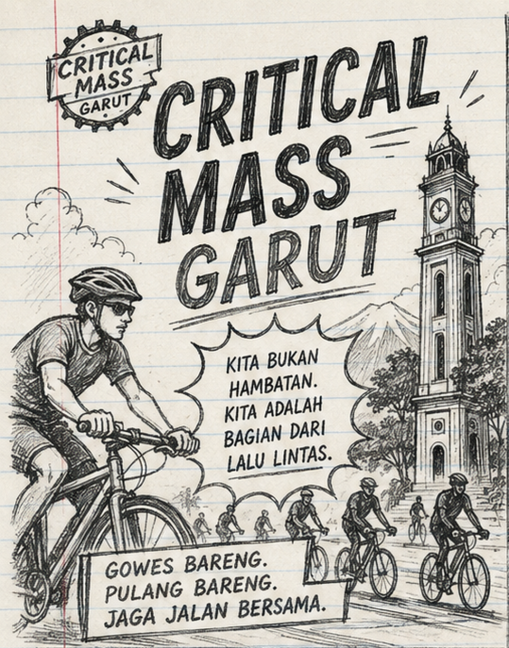 Critical Mass Garut Kembali Digelar Jumat, Ini Rute dan Prinsipnya